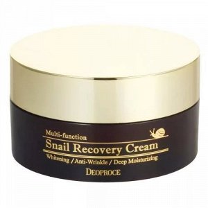 DEOPROCE SNAIL RECOVERY CREAM Восстанавливающий крем с экстрактом улитки 100 ml