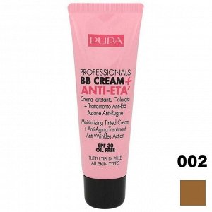 Тональный крем Professional BB Cream увлажняющий,антивозрастной 50 мл т.002 Песочный