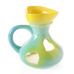 Аромалампа &quot;Кувшинчик с сердечком&quot;, керамика, 8х10 см