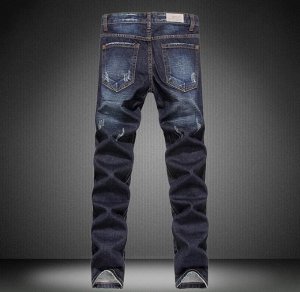 Молодежные джинсы DG с эффектом потертостей