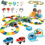 Автомобильный трек с машинкой 240 деталей