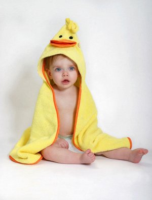 Полотенце с капюшоном для малышей "Уточка Паддлз"