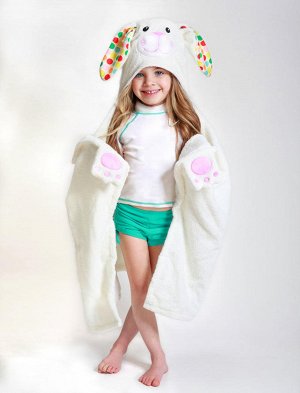 Полотенце с капюшоном для детей "Зайка Бэлла"