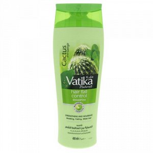 Dabur Vatika Naturals Cactus and Gergir Hair Fall Control Shampoo 200ml Шампунь Контроль Выпадения для Волос Кактус и Руккола 200мл