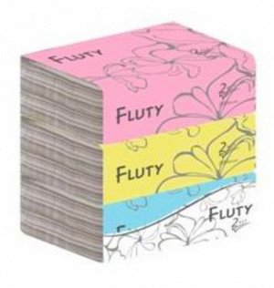 "Fluty" Двухслойные салфетки (в мягкой упаковке) (Арт.: Y325ATR) 200 шт. 3 пачки/упак.