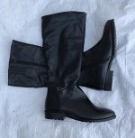 Сапоги осенние черные