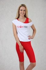 Красный спортивный костюм женский ToonTex