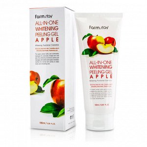 FarmStay Пилинг-скатка  с экстрактом яблока All In One Whitening Peeling Gel Apple