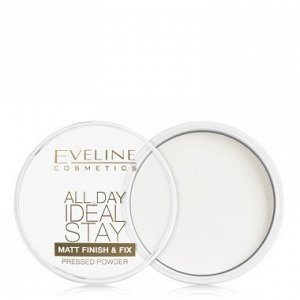 EVELINE   ALL DAY IDEAL STAY  Матирующе-укрепляющая пудра для лица  12 г. white 60