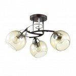 3507/3C COMFI LN18 073 хром, венге Люстра потолочная E27 3*60W 220V MELEFA