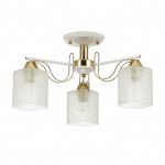 3508/3C COMFI LN18 061 белый, золотая патина Люстра потолочная E27 3*60W 220V OPICUS