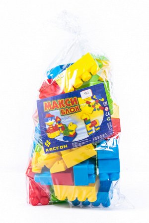 Кубики Maxi Blocks 92 в пакете (Кассон)