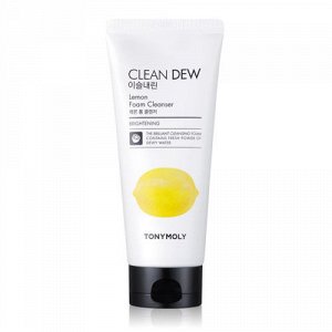 Tony Moly Пенка для умывания с экстрактом лимона Clean Dew Lemon Foam Cleanser