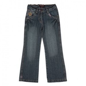 Темно-синий 012007 джинсы для девочки