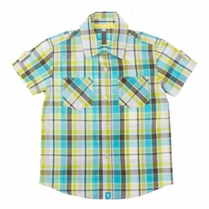 Желто-зеленая сорочка для мальчика