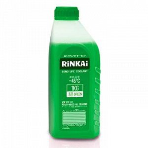 Антифриз " Rinkai" Green (зеленый)  -45С   1кг.   (1/12)