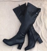 Сапоги зимние черные