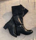 Сапоги зимние черные