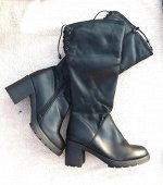 Сапоги зимние черные