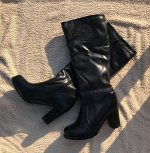 Сапоги зимние черные