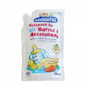 * KODOMO Средство для мытья детских бутылок и сосок, мягкая упаковка,( 0+) 700 мл