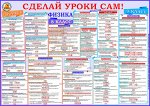 Плакат &quot;СДелай Уроки Сам&quot; Физика 7-9 класс