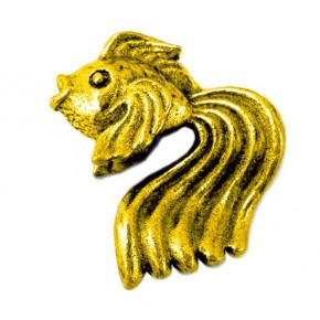 Фигура кошельковая "Золотая рыбка (золотая)"