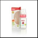 FARLIN - Полипропиленовая бутылочка для кормления со стандартным горлышком (150 мл., 1 шт., pink)
