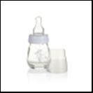 FARLIN - Стеклянная бутылочка  для кормления со стандартным горлышком (60 мл., 1 шт., white)