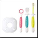 FARLIN - Набор зубных щеток для детей (1,2,3 этапы, 3 мес.+, мультиколор)