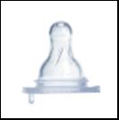 FARLIN - Эластичные силиконовые соски на широкое горлышко (быстрый поток, 2 шт.)