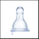 FARLIN - Эластичные силиноконовые соски на стандартное горлышко (быстрый поток, 2 шт.)