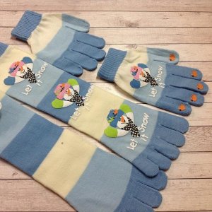 Носки "пальчики" с перчатками мальчику