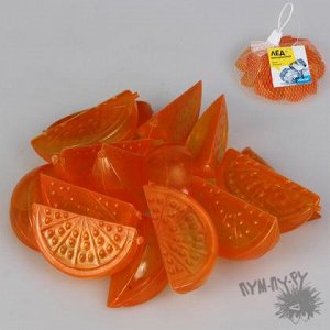 Лёд многоразовый "Апельсиновые дольки" в сетке