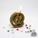 Новогодняя свеча-символ 2018 года &quot;Собака - друг человека&quot;