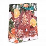 Пакет вертикальный крафт  &quot;Ароматы зимнего вечера&quot;, 12 х 15 х 5,5 см   2156517