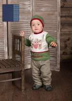 Комплект (джемпер, штанишки и шапочка)