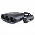 Разветвитель прикуривателя 3 АЗУ + 2 USB (в наличии)