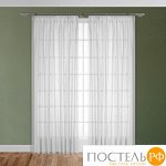 МАКРИ бел Тюль на шт. ленте 300х260, 1пр, плстр.