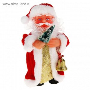 Дед Мороз, с колокольчиком, русская мелодия