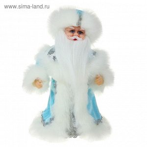 Дед Мороз "Шик", в голубой шубе, с фонарём, русская мелодия