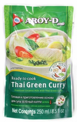 Основа для супа Карри зеленый 250 мл,Тайланд
