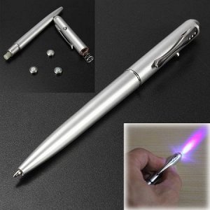 Ручка с невидимыми чернилами и УФ- фонариком (Шпионская ручка)