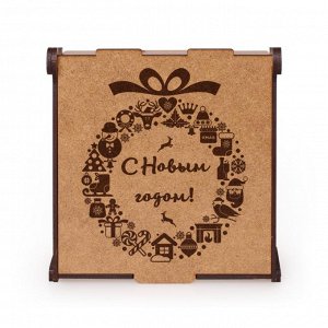 * Чайный набор CrafTea "Новогодний венок"                                    Состав: черный чай Ассам (50г), Пина колада (яблоко, груша, ананас, цедра шиповника, корица крупного помола) (23г), Турецко