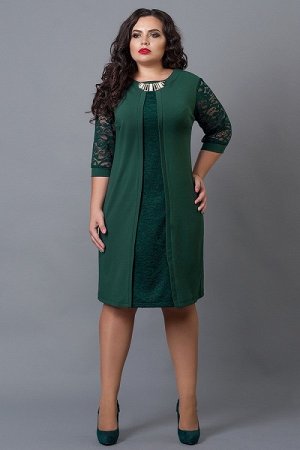 Платье 505-2 темно-зеленый