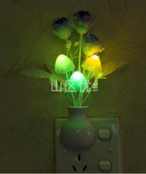 Светодиодный светильник-ночник "Ваза с цветами"