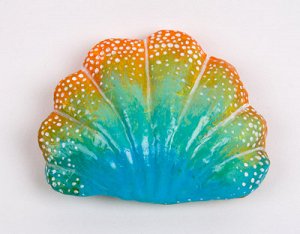 Заготовка для декорирования "Love2art" PAM-106 "ракушка" папье-маше 8.3 х 6.3 х 2.5 см 2 шт СК/Распродажа .
