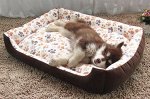 Лежак для животных цвет БЕЖЕВО-БЕЛЫЙ