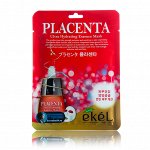 Ekel Маска тканевая для лица с плацентой Mask Placenta Ultra Hydrating Essense, 25 ml