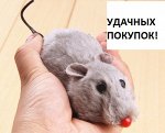 Игрушка для кошек вид СЕРАЯ МЫШКОЙ